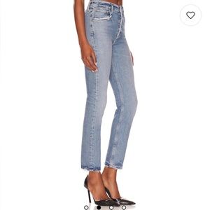 Agolde Straight Leg Crop Jeans in Cove Blue Brand New With Tags BNWT Size US4/27